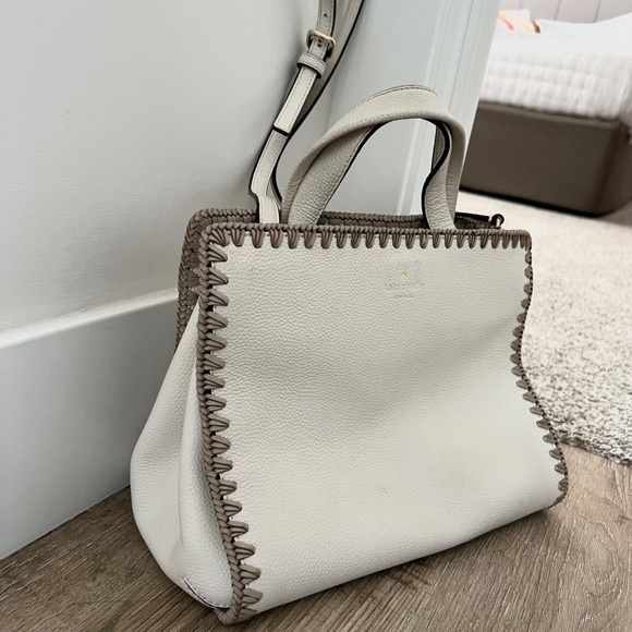 Kate Spade Randy Satchel Bag | Off White | Like New - Picture 3 of 9